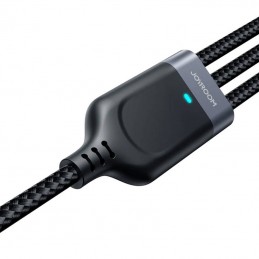 Cable USB Multi-Use Joyroom S-1T3018A18 3w1 / 3,5A / 2m  (black)