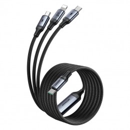 Cable Speedy  USB Joyroom SA21-1T3, 3 in 1/ 30W/Cable 1.2m (black)