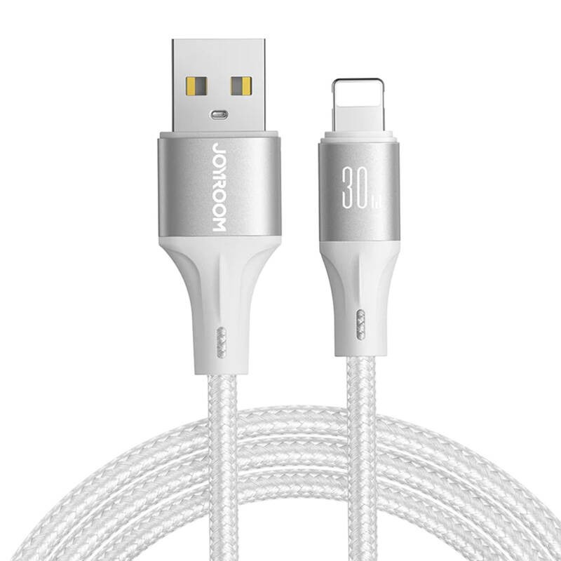 Cable Joyroom Light-Speed USB to Lightning  SA25-AL3 , 3A , 1.2m (white)