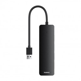 4in1 Hub Baseus  UltraJoy Lite USB-A to USB 3.0 15 cm(black)