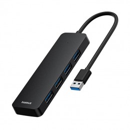 4in1 Hub Baseus  UltraJoy Lite USB-A to USB 3.0 15 cm(black)