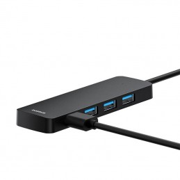 4in1 Hub Baseus  UltraJoy Lite USB-A to USB 3.0 50cm (black)