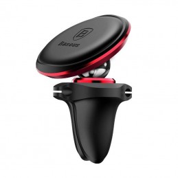 Car Mount Holder Baseus Magnetic Air Vent Red OS