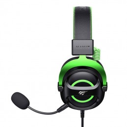 Gaming Headphones Havit H2002E (Black-Green)