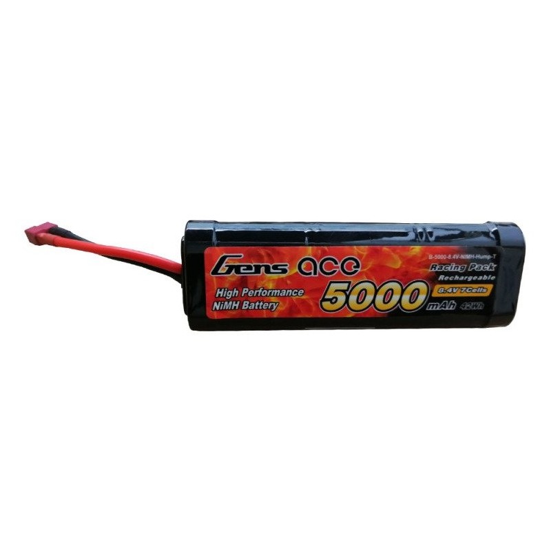 Battery Gens Ace Traxxas 5000mAh 8,4V NiMH Hump T Plug