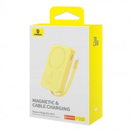 Powerbank Baseus Magnetic Mini 10000mAh 20W MagSafe (yellow)