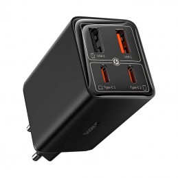 Baseus GAN6 Pro Fast Charger, 2xUSB-C + 2xUSB, 65W (black)