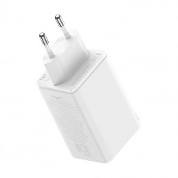 Baseus GAN6 Pro Fast Charger, 2xUSB-C + 2xUSB, 65W (white)