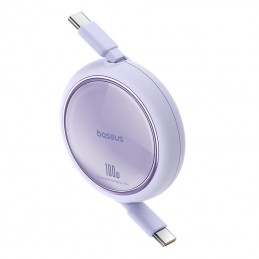 Cable USB-C to USB-C Baseus Free2Draw, PD, 100W, 1m (purple)