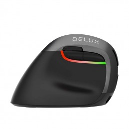 Wireless Vertical Mouse Delux M618ZD BT+2.4G (for left-handed)