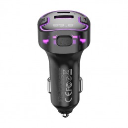 Car charger XO BCC12 Bluetooth MP3+5V3.1A (black)