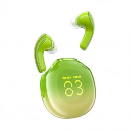 Earphones TWS Acefast T9, Bluetooth 5.3, IPX4 (avocado green)