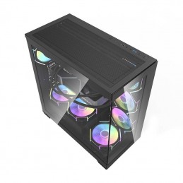 Darkflash DS900 computer case (black) + 7 ARGB fans