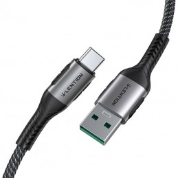 USB-A to USB-C cable Lention 6A, 1m (black)