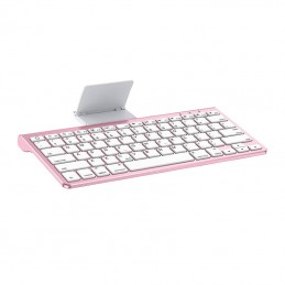 Wireless iPad keyboard Omoton KB088 with tablet holder (rose golden)