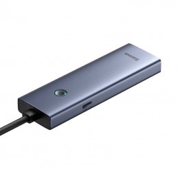 Hub Baseus UltraJoy Series Lite 4-Port (Type-C to USB3.0*4+Type-C 5V) (gray)