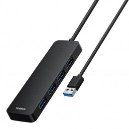 Hub Baseus UltraJoy Series Lite 4-Port 15cm (USB to USB3.0*4) (black)