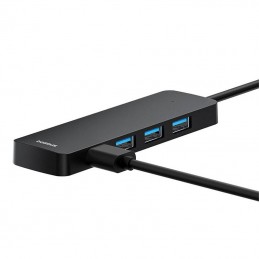 Hub Baseus UltraJoy Series Lite 4-Port 15cm (USB to USB3.0*4) (black)