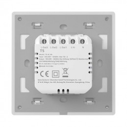 Inteligentny dotykowy przełącznik ścienny Wi-Fi Sonoff TX T5 2C (2-kanałowy)