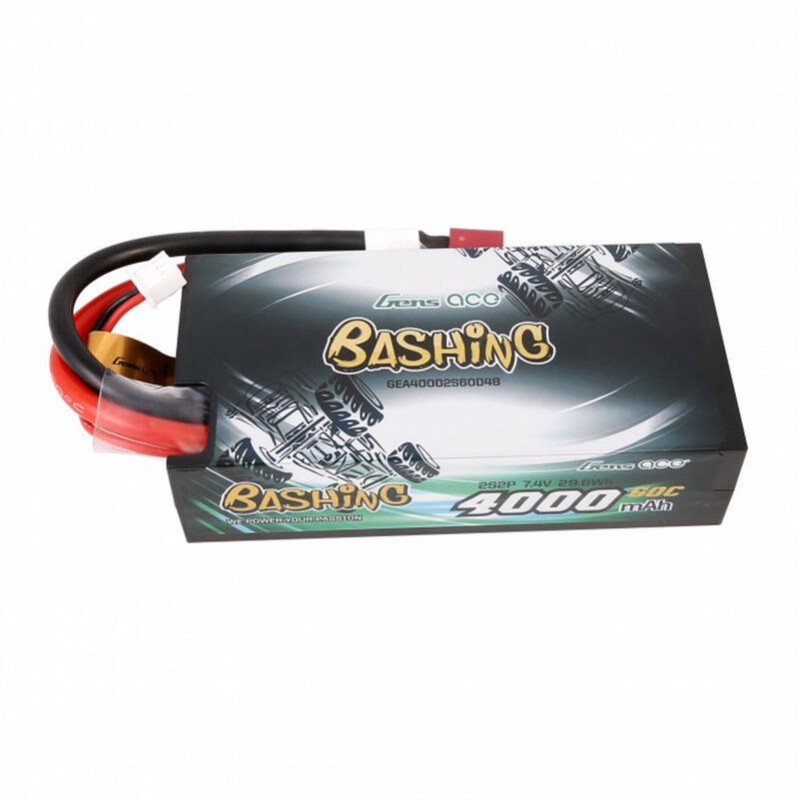 Lipo Battery GENS ACE Hardcase 4000mAh 7.4V 2S2P 60C