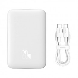 Magnetic Mini Air Powerbank Baseus 10000mAh 20W (white)