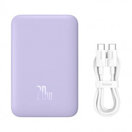 Magnetic Mini Air Powerbank Baseus 10000mAh 20W (purple)