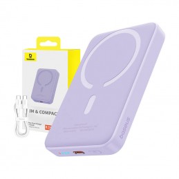 Magnetic Mini Air Powerbank Baseus 10000mAh 20W (purple)