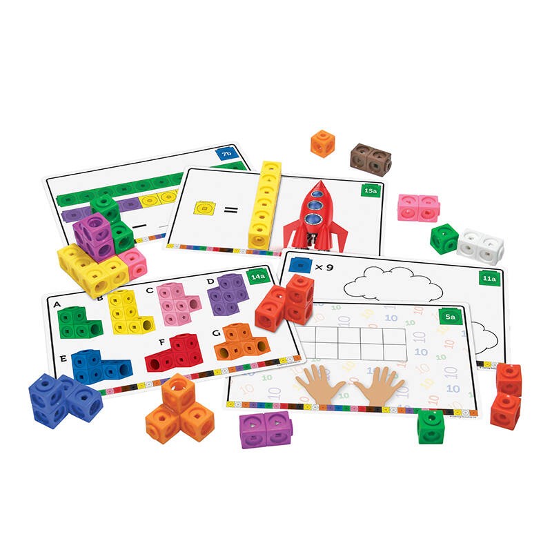 MathLink Cubes Activity Set Learning Resources LSP 4286-UK