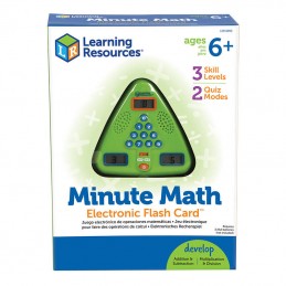 Minute Math Electronic Flash Card Learning Resources  LER 6965