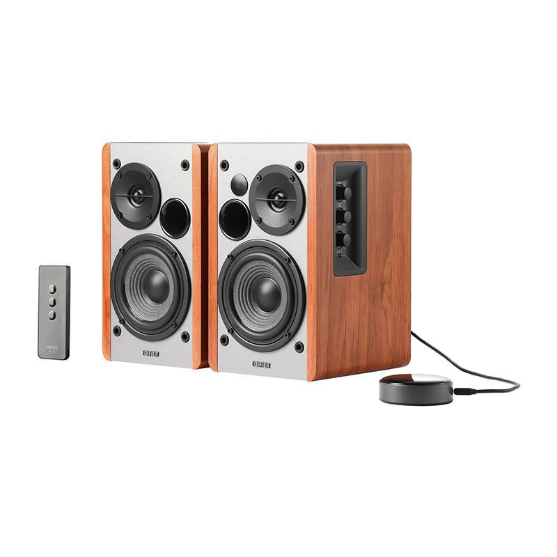 Speakers 2.0 Edifier R1280T with WiiM Mini (brown)