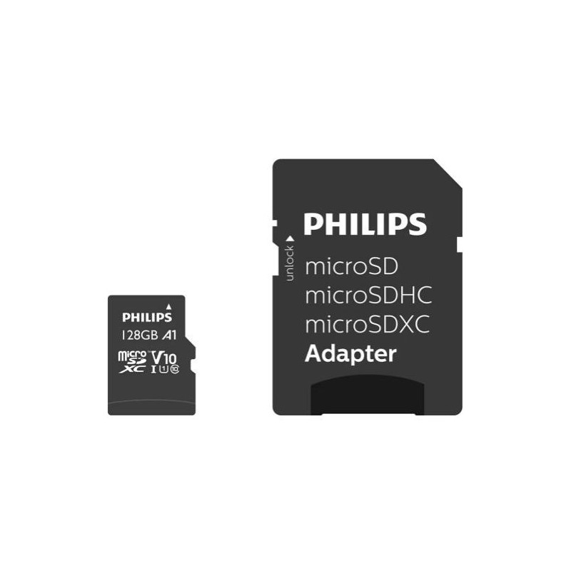 PHILIPS MicroSDHC 128GB class 10/UHS 1 + Adapter