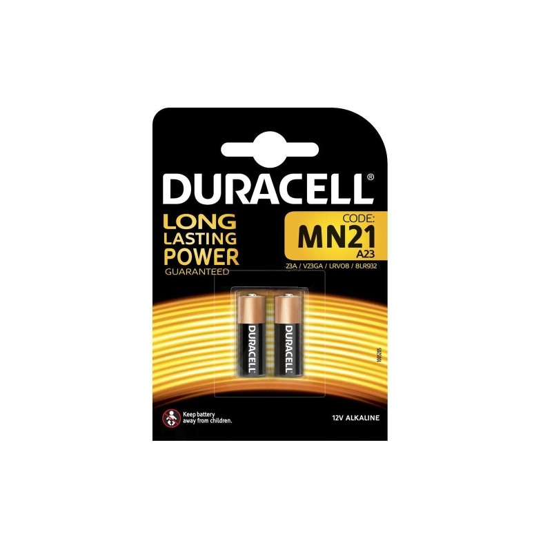 Duracell MN 21 (LR23) Blister Pack 2pcs