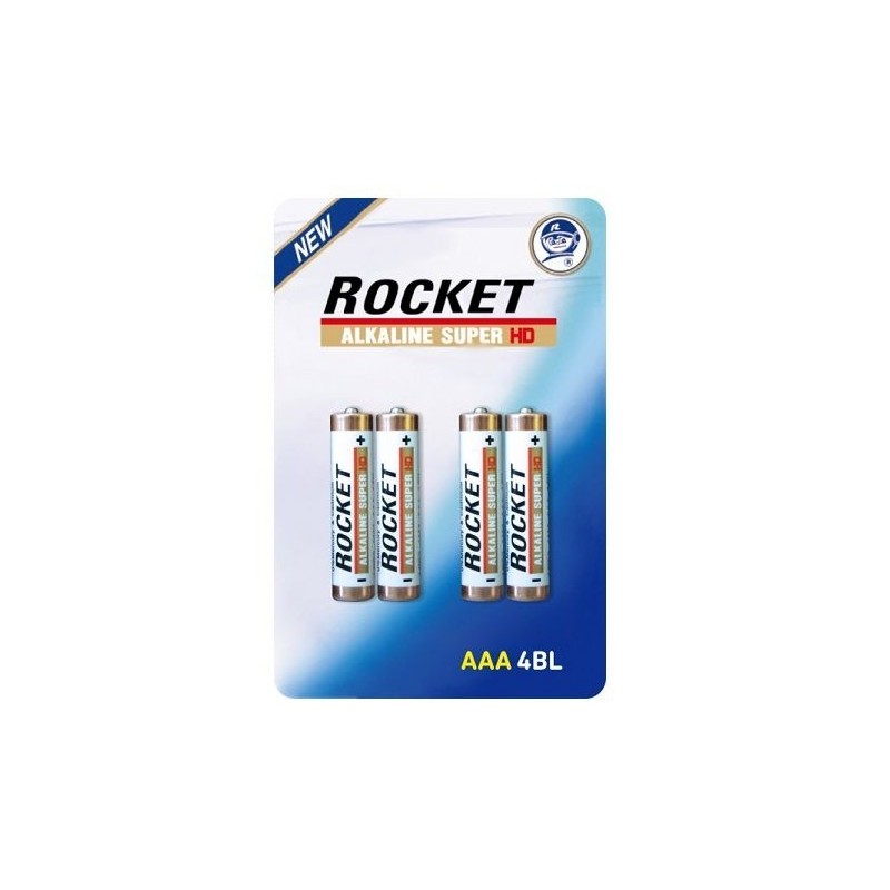 Rocket LR03HD-4BB (AAA) Super HD Blister Pack 4pcs