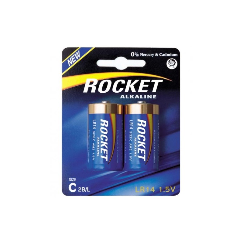 Rocket LR14-2BB (C) Blister Pack 2pcs