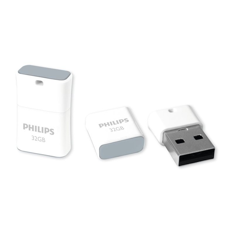 Philips USB 2.0 Flash Drive Pico Edition (Gray) 32GB