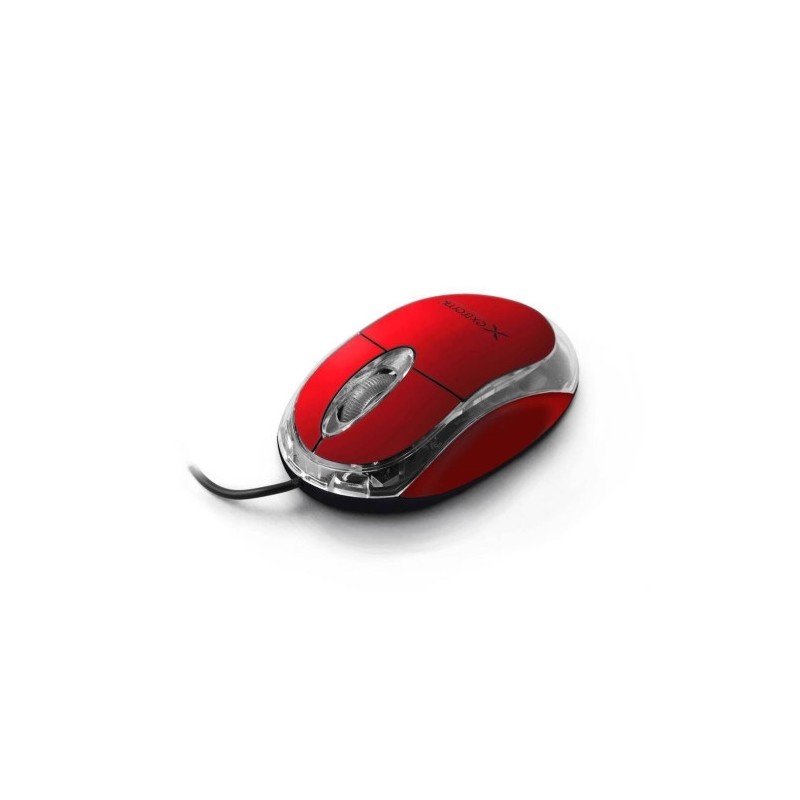 EXTREME  XM102R WIRED OPTICAL 3D USB MOUSE CAMILLE RED