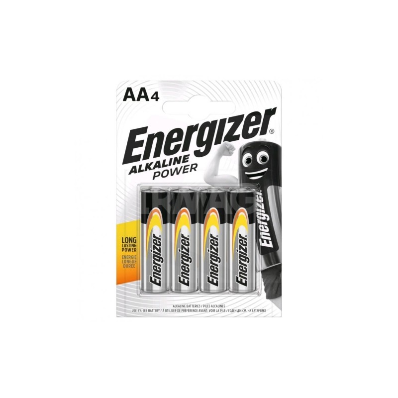 Energizer LR06-4BB Alkaline Power AA (LR6) BLISTER PACK 4PCS