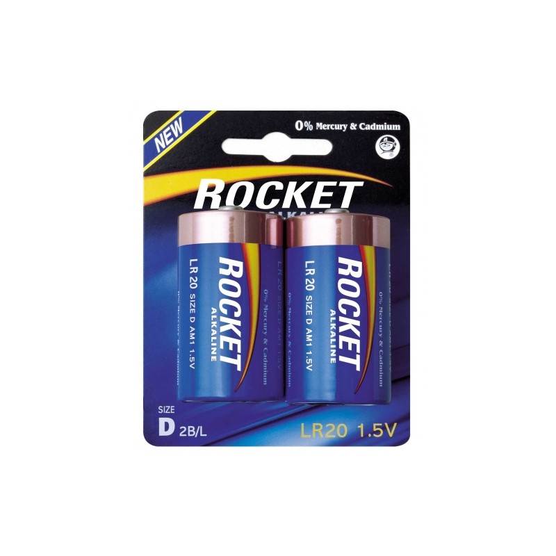 Rocket LR20-2BB (D) Blister Pack 2pcs