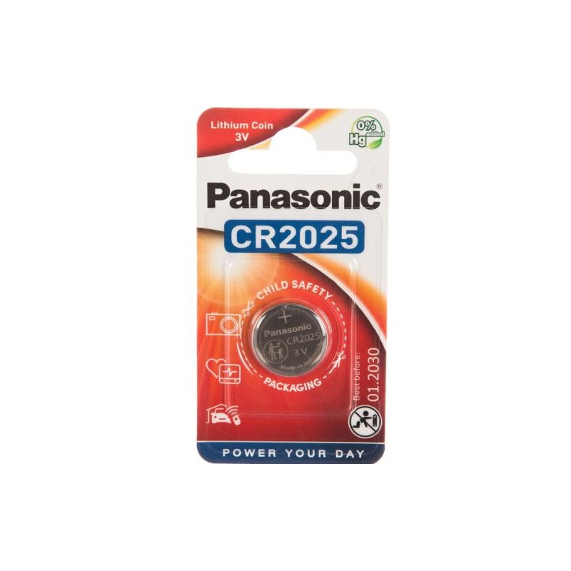 Panasonic CR2025-1BB Blister Pack 1pcs.