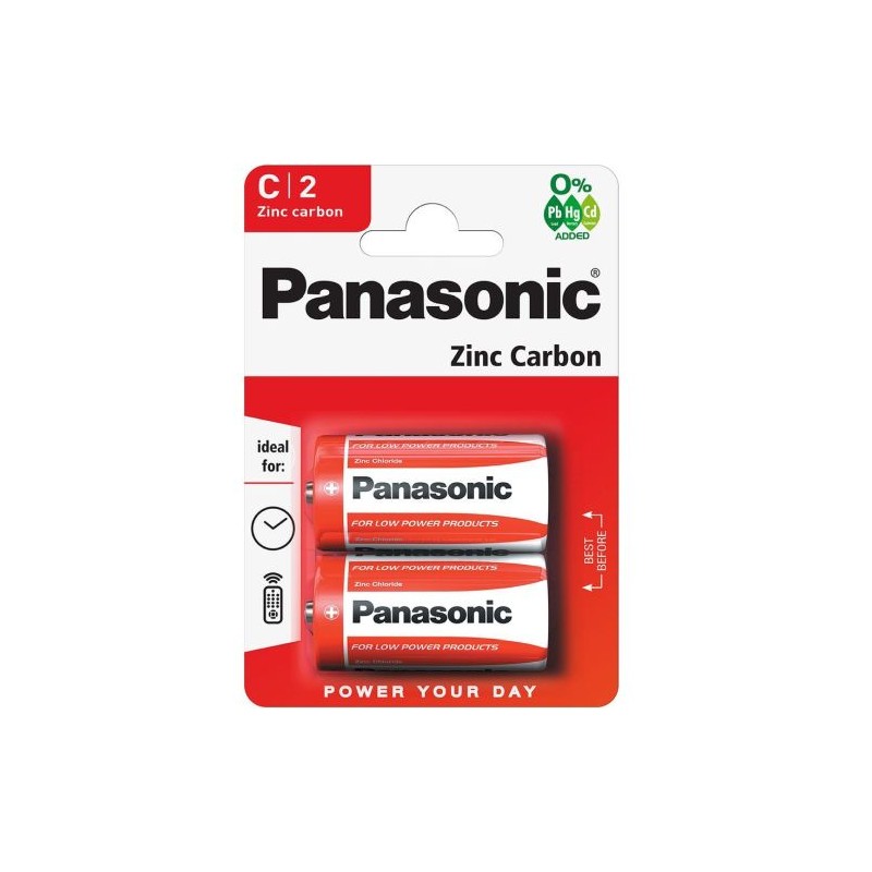 Panasonic R14-2BB (C) Blister Pack 2pcs