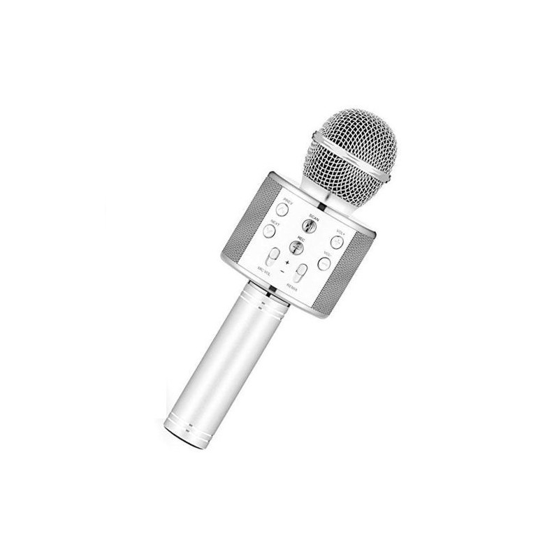 Blackmoon (8997) Wireless Karaoke Microphone Bluetooth 4.0 (Silver)