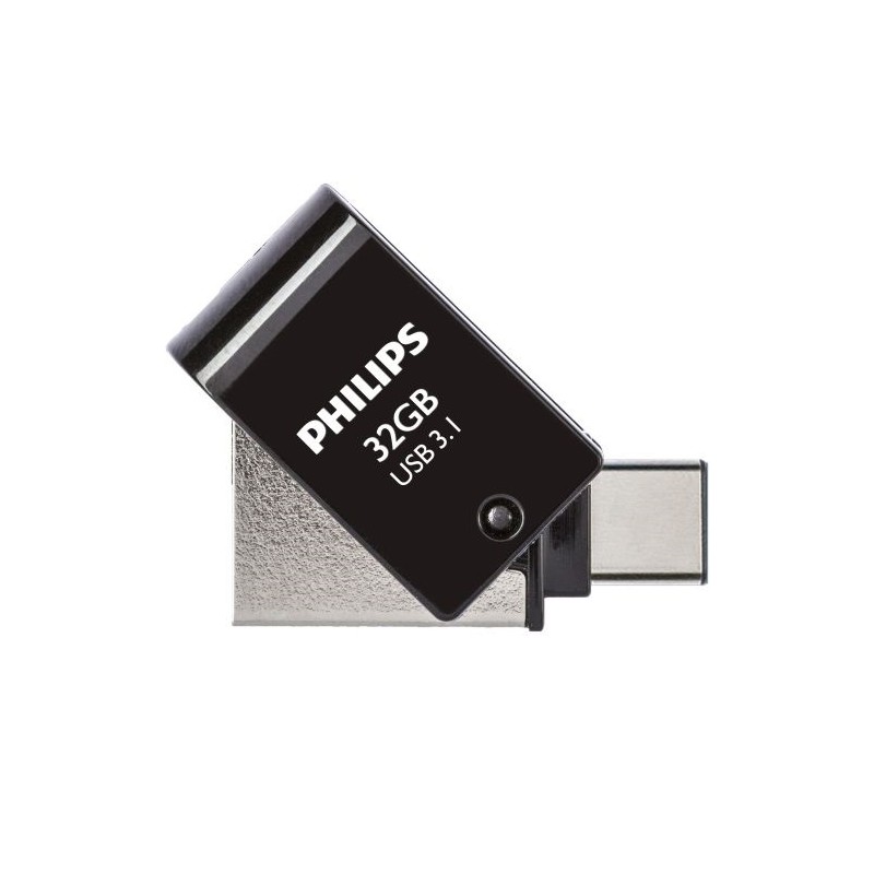 PHILIPS USB 3.1 / USB-C Flash Drive Midnight black 32GB 