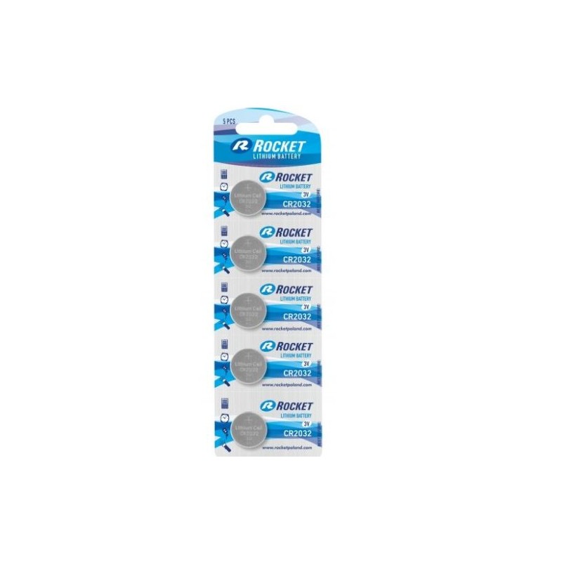 Rocket CR2032-5BB BLISTER PACK 5PCS.