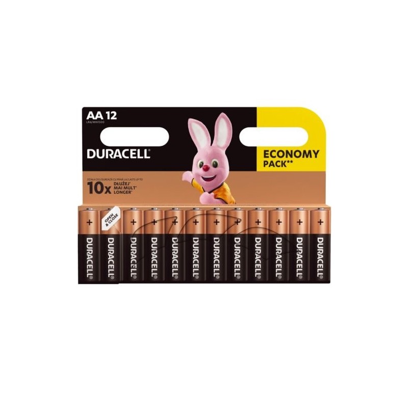 Duracell MN 1500 Basic AA (LR6) Blister Pack 12pcs