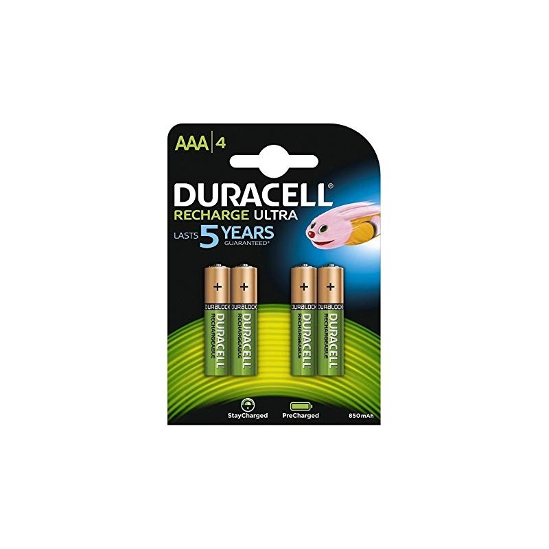 Duracell Precharged HR03 900MAH ALWAYS READY Blister Pack 4pcs.