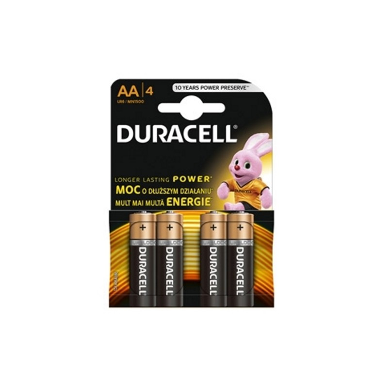 Duracell MN 1500 Basic AA (LR6) Blister Pack 4pcs