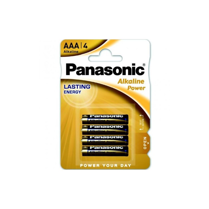 Panasonic LR03-4BB Alkaline Power AAA (LR03) BLISTER PACK 4PCS.