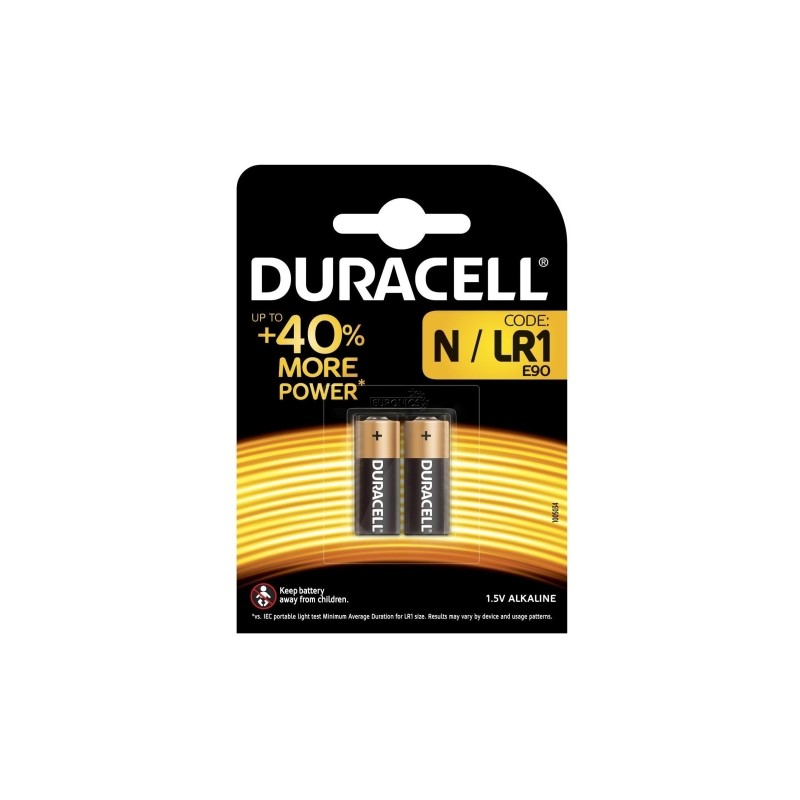 Duracell MN 9100 (N) Blister Pack 2pcs