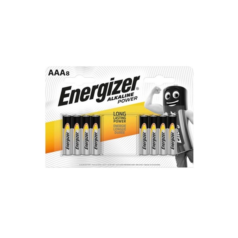 Energizer LR03-8BB Alkaline Power AAA (LR03) BLISTER PACK 8PCS.