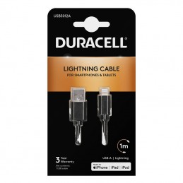 Kabel USB na Lightning Duracell 1 m (černý)